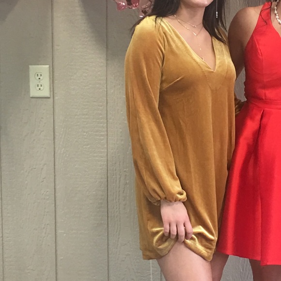 Free People Dresses & Skirts - GOLD FREE PEOPLE DRESS